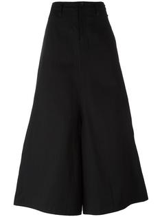 укороченные брюки палаццо Yohji Yamamoto