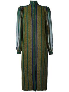 striped shirt dress Jean Louis Scherrer Vintage