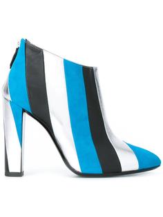 striped boots  Pollini