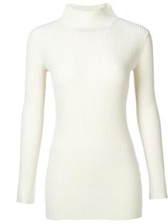 ribbed funnel neck jumper Astraet