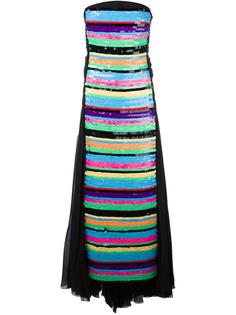 sequin embellished long dress Chanel Vintage