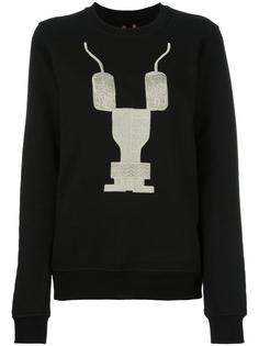 embroidered logo sweatshirt Rick Owens DRKSHDW