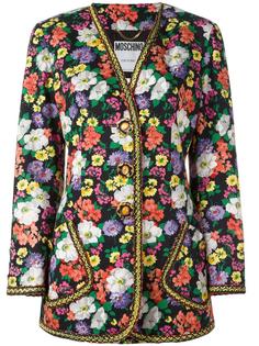 couture floral jacket Moschino Vintage