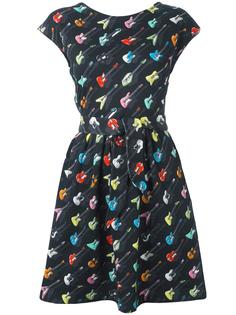 guitar print dress Jeremy Scott