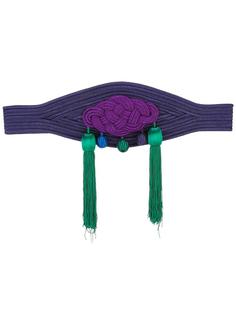 woven tassel belt Yves Saint Laurent Vintage