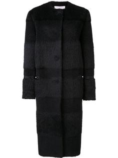 collarless coat Carolina Herrera