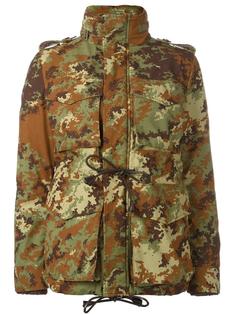 camouflage padded military jacket Dsquared2