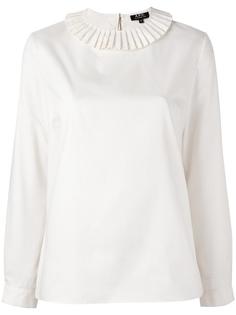 pleated neck loose-fit blouse A.P.C.