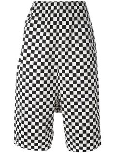 checked cropped trousers Comme Des Garçons Vintage