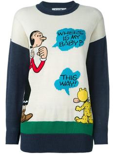 embroidered Olive Oyl jumper Jc De Castelbajac Vintage