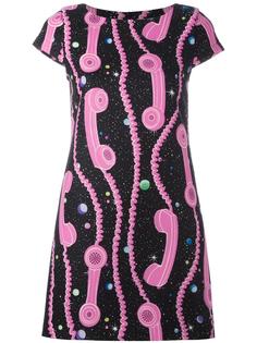 phone print dress Jeremy Scott