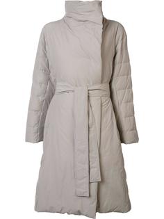 belted oversized coat Pleats Please By Issey Miyake