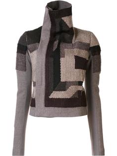 embroidered biker jacket Rick Owens