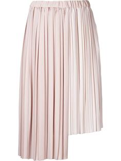 asymmetric pleated skirt Astraet