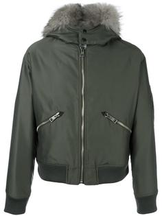 fur collar bomber jacket  Just Cavalli