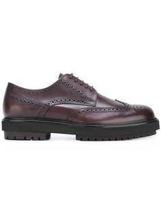 brogue detail Derby shoes Tod's