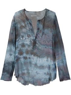 printed v-neck blouse Raquel Allegra