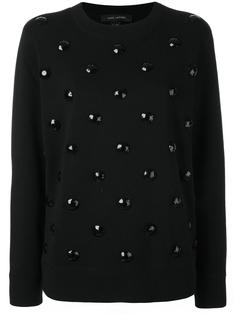 embellished crew neck sweatshirt Marc Jacobs