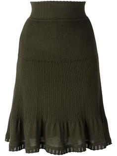 pleated detailing skirt Alberta Ferretti