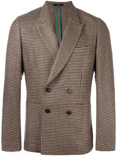peaked lapel checked blazer Paul Smith