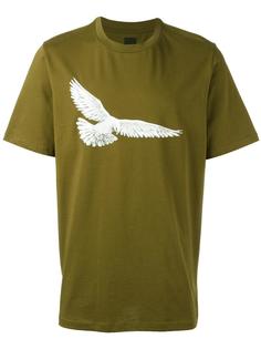 bird print T-shirt Oamc