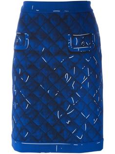 trompe-l'oeil skirt Moschino