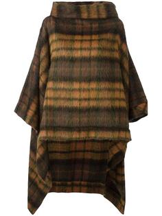 checked poncho Vivienne Westwood Anglomania