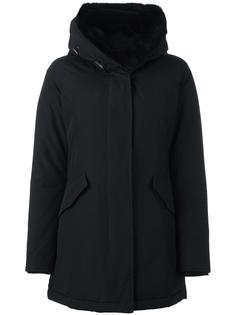 fur lined parka Woolrich