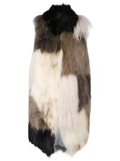 panelled sleeveless coat Giorgio Brato