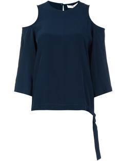 shoulder cutout blouse Tibi