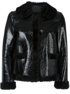 crackle effect cropped jacket Marc Jacobs