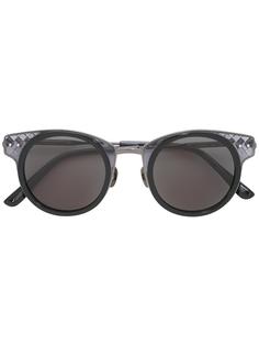 солнцезащитные очки с тисненым узором Bottega Veneta Eyewear