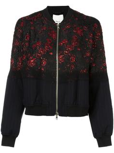 floral cloqué bomber jacket 3.1 Phillip Lim