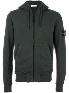 zip drawstring hoodie Stone Island