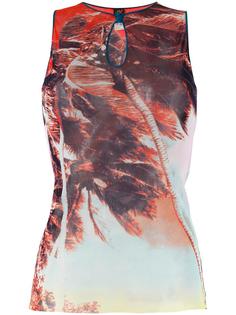 sleeveless tree print top Jean Paul Gaultier Vintage