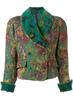 jacquard floral jacket Kenzo Vintage