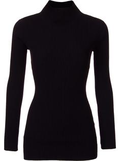 ribbed funnel neck jumper Astraet