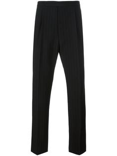 pinstriped regular trousers Raf Simons