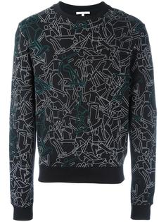толстовка с принтом Carven