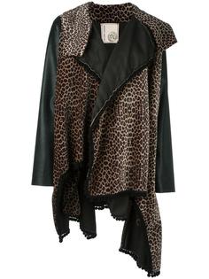 animal print blanket jacket Antonio Marras