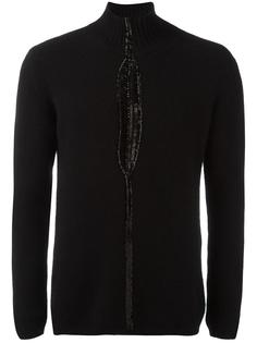 кашемировый джемпер с пайетками Ermanno Scervino