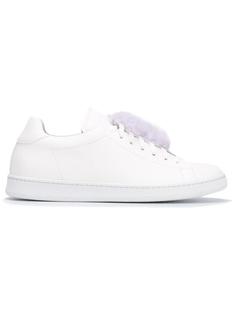 fur detail lace up sneakers Joshua Sanders
