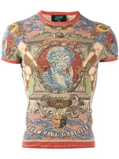 knitted printed T-shirt Jean Paul Gaultier Vintage