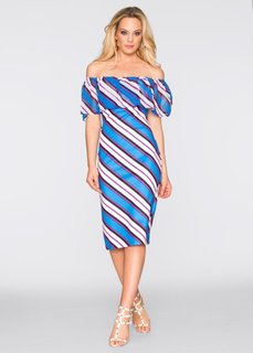 Платье в полоску (синий в полоску) Bonprix