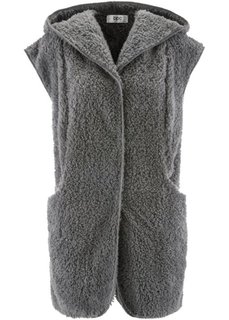 Жилет из искусственного меха (белый) Bonprix