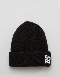 Черная шапка-бини Nike SB Surplus 804539-010 - Черный