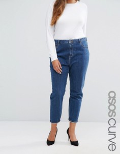 Синие джинсы в винтажном стиле ASOS CURVE Farleigh - Синий