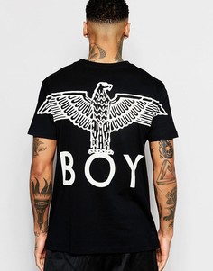 Футболка с принтом на спине Boy London - Черный