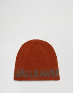 Коричневая шапка-бини Fjallraven Are - Коричневый