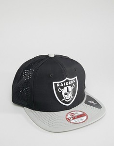 Бейсболка из рипстопа New Era 9Fifty LA Raiders - Черный